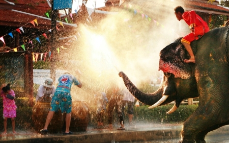 A compilation of 56 locations across Thailand for Songkran 2026, promising non-stop water splashing fun.
