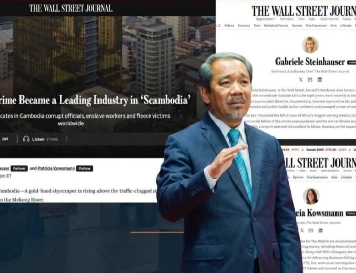 It's not over yet! The Cambodian National Human Rights Commission has lodged a protest with the Wall Street Journal, complaining about the headline "Scambodia" as infringing on human rights and demanding its immediate removal and an apology.