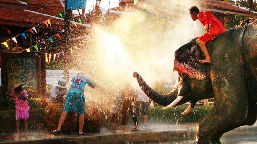 A compilation of 56 locations across Thailand for Songkran 2026, promising non-stop water splashing fun.
